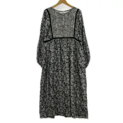 URBAN RESEARCH Sonny Label アーバンリサーチサニーレーベル 花柄ワンピース sizefree/ブラック×柄