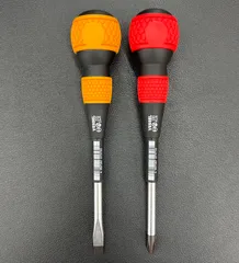 VESSEL 볼 그립 스크루드라이버 2개 세트 +2 마이너스 전체 길이 약 15.5cm 신품 스몰