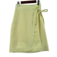QUEENS COURT クイーンズコート ラップ風 スカート size1/ペールレモンイエローのサムネイル