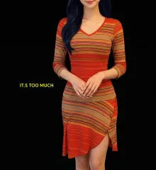 1926 7分袖ワンピース ミニワンピース ロング丈ワンピース フラワーワンピース レディースワンピース