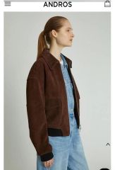aLORS paris Blouson【Gabi-ガビ-】DarkBrown 0 - メルカリ