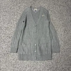 トミーヒルフィガー グレー ニット カーディガン