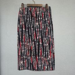 美品◇タエアシダ ロングスカート 花柄 ストライプ - メルカリ