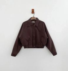 anuke Standcollar Zip Blouson ブラウン 38 - メルカリ