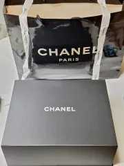 シャネル 衣料用 大型 공ボックス ショッピングバッグ リボン セット SET