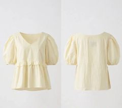 美品】ohotoro Mellow Blouse cream - メルカリ