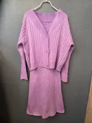 ニット ONE PIECE セットアップ (春 秋用)