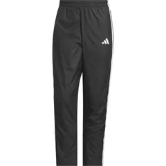 サイズJ/5XLT、adidas アディダス スリーストライプス ルーズフィット 起毛トリコット裏地付き フルレングス オープンヘム ウィンドパンツ ウインドパンツ (qd767-jz8773)