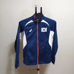 ASICS YGUジャージジャケット 青白 - メルカリ