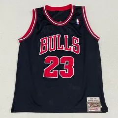 （実寸確認）マイケル ジョーダン シカゴ ブルズ メッシュ ノースリーブ Tシャツ 0407-1
