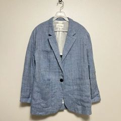 ships リネンコート　ヘリンボン　スプリングコート　アトリエコート ships リネンコート ヘリンボン スプリングコート アトリエコート