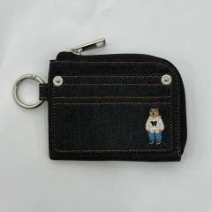 美品 familiar ファミリア キーケース デニム - メルカリ