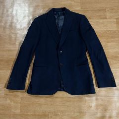 ラコステ LACOSTE ホップサック織り 紺ブレザー FR:50 美品 - メルカリ