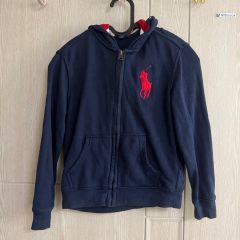 Ralph Lauren ビッグポニー ネイビー パーカー ピンク刺繍 Y2K - メルカリ