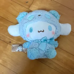パンダ シナモロール 15cm ぬいぐるみ + シナモロール ガチャ キーホルダー めじるし