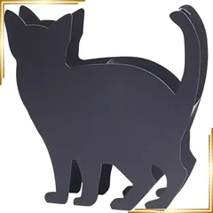 【新品】 elrinrin 蚊取り線香ホルダー 黒猫 蚊取り線香皿 蚊遣り スタンド 蚊やり 蚊取り線香入れ 虫除け対策 立ち猫 0