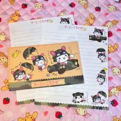 古典 紙類 アミ うさぎ レター 便箋 袋 セット 