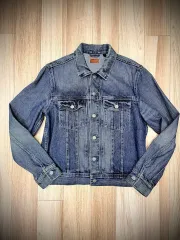 J CREW デニム トラッカー ジャケット (アメリカ 版 M / ほぼ新品)