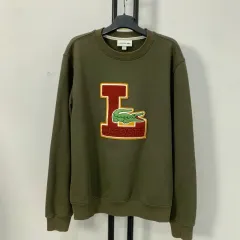 正規品 ラコステ Lロゴ スウェット カーキ