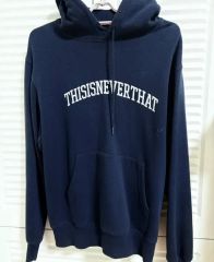 THISISNEVERTHAT ネイビー パーカー 値下げ交渉可 - メルカリ