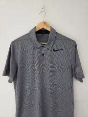 NIKE GOLF(ナイキゴルフ) ドライフィット(ドライフィット) ストライプ(ストライプ) 半袖ポロシャツ (95-スリム100)