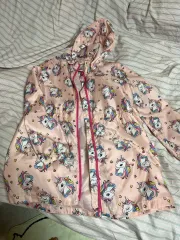 H&M ユニコーン ピンク ウィンドブレーカー