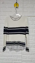 ザラ正規品ニット プルオーバー ストライプ 95