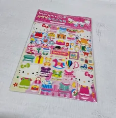 レトロキティー ハローキティ(hello kitty) チュール コーデ ステッカー レトロ文具 Sanrio サンリオ レトロ グッズ ダイアリーデコ