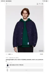 チャンピオン Cロゴ ラウンドネック 軽量 ダウン ネイビー Mのサムネイル