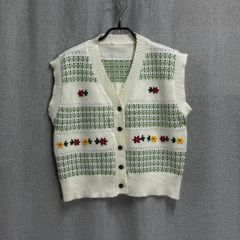 Christian Dior SPORTS グリーン 花柄ニットベスト L - メルカリ Christian Dior SPORTS グリーン 花柄ニットベスト L - メルカリ