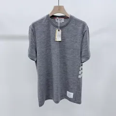 未使用/2 トム・ブラウン 四本サイドライン ウール Tシャツ グレー