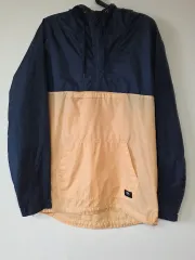 VANS ヴァンズ ネイビー/ピーチ Anorak（アノラック）ウィンドブレーカー Sのサムネイル