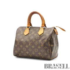 LOUIS VUITTON スピーディ25 モノグラム M41528 バッグ ハンドバッグ ミニボストン ブラウン レディース