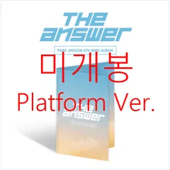 未開封 パク・ジフン(PARK JIHOON) ー The Answer Platform Ver