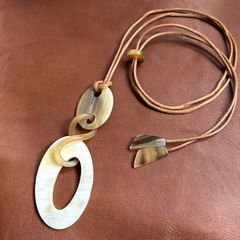 バッファローホーンネックレス ペンダント 水牛 3way - メルカリ