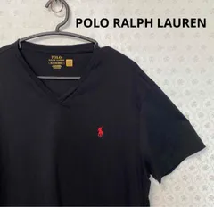 🌟良品🌟ポロラルフローレン🌟メンズ🌟半袖VネックTシャツ🌟ブラック🌟XL🌟ラルフローレン(合)