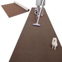 新品未使用☆SANKO おくだけ吸着ロングマット ブラウン 60×800cm