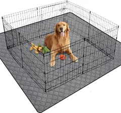 ペットシーツ 洗える ペット用おしっこマット 猫 犬用 おしっこパッド ペット用 トイレ下敷きマット 速乾 洗える 大判サイズ 多頭飼いに最適（グレー182*182cm）のサムネイル