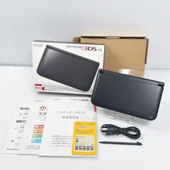 美品 ニンテンドー 3DSLL ブラック 遊べるセット 動作確認済み 箱 説明書付き Nintendo ds 3dsll 3DS LL 任天堂 管理番号M1806