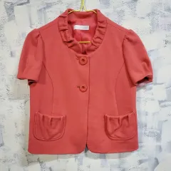 オリーブデ オリーブ ウール 半袖 ジャケット 55