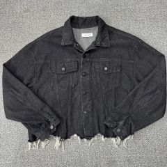 GLAMOUR デニムジャケット セットアップ ブラック【常田大希着用