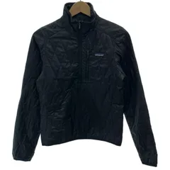 【中古】　Patagonia　キルティングジャケット　ナイロンジャケット　プルオーバー　ハイネック　ハーフジップ　無地　ワンポイント　アウトドア　古着　/4390