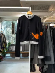 CASTELBAJAC ルーニー・テューンズ ダック ニット ジップアップ ジャケットのサムネイル