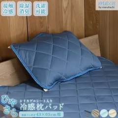 ≪メール便≫【送料無料】 接触冷感 ひやさら 冷感 枕パッド シリカゲル シート入り 湿気取り 湿気対策 ひんやり クール 接触冷感 冷感度0.41 枕カバー パッド 枕 まくら ゴム付き ナイロン メール便 ポストのサムネイル