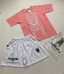 ☆超激レア☆LAGACHA半袖プルオーバー&ショートパンツ/セットアップ/橙 
