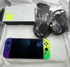 ▽Nintendo　ニンテンドウ　Switch/有機EL　スプラトゥーン3エディション　HEG-001　動作〇　10908