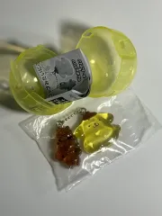 サンリオ ナカヨシ ドロップ チャーム ガチャ クリア ポムポムプリン プリン キーホルダー