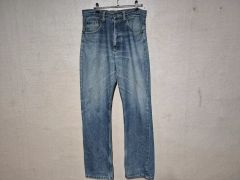 moussy midrise ruster baggy denim 25inch - メルカリ