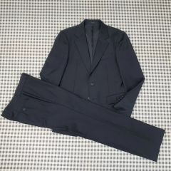WWS グローバルワーク 洗える 速乾 ブラック セットアップ スーツ