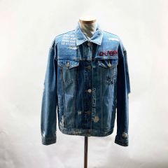 日本製】BAGARCH バガーチ デニムジャケット 再構築 リメイク風 切替 